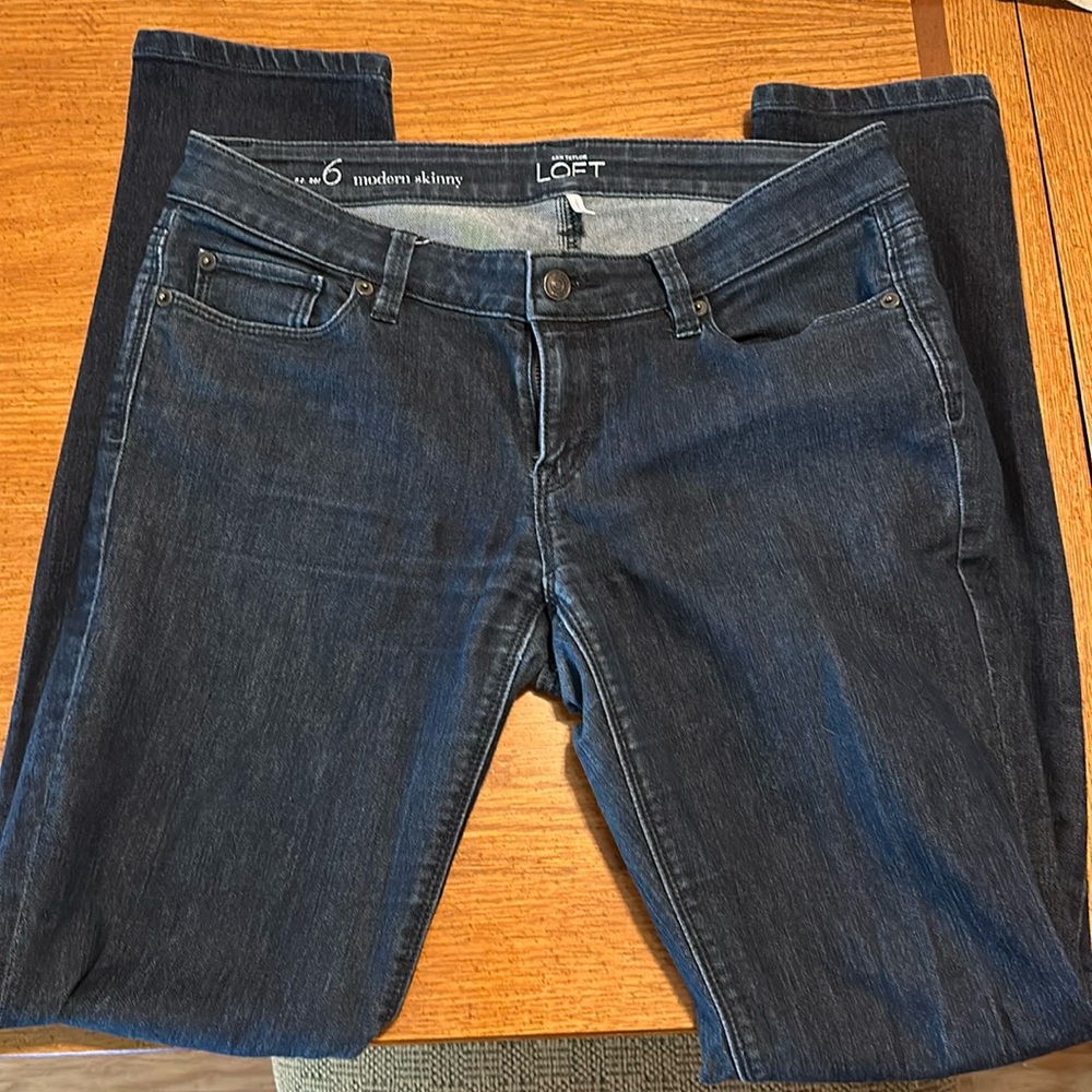 Skinny jeans - dark wash